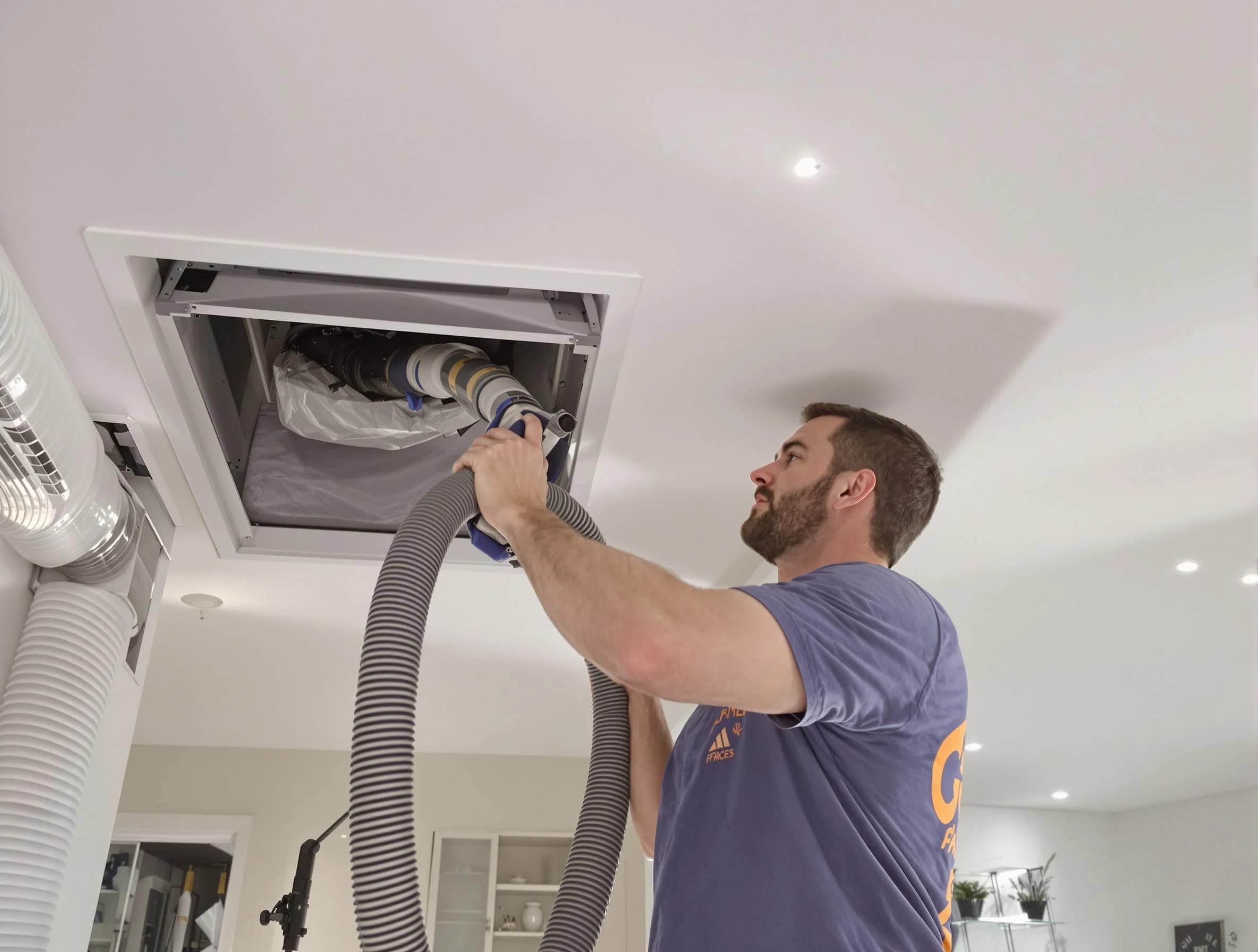 Precision indoor duct cleaning by North Andover Air Duct Cleaning in North Andover