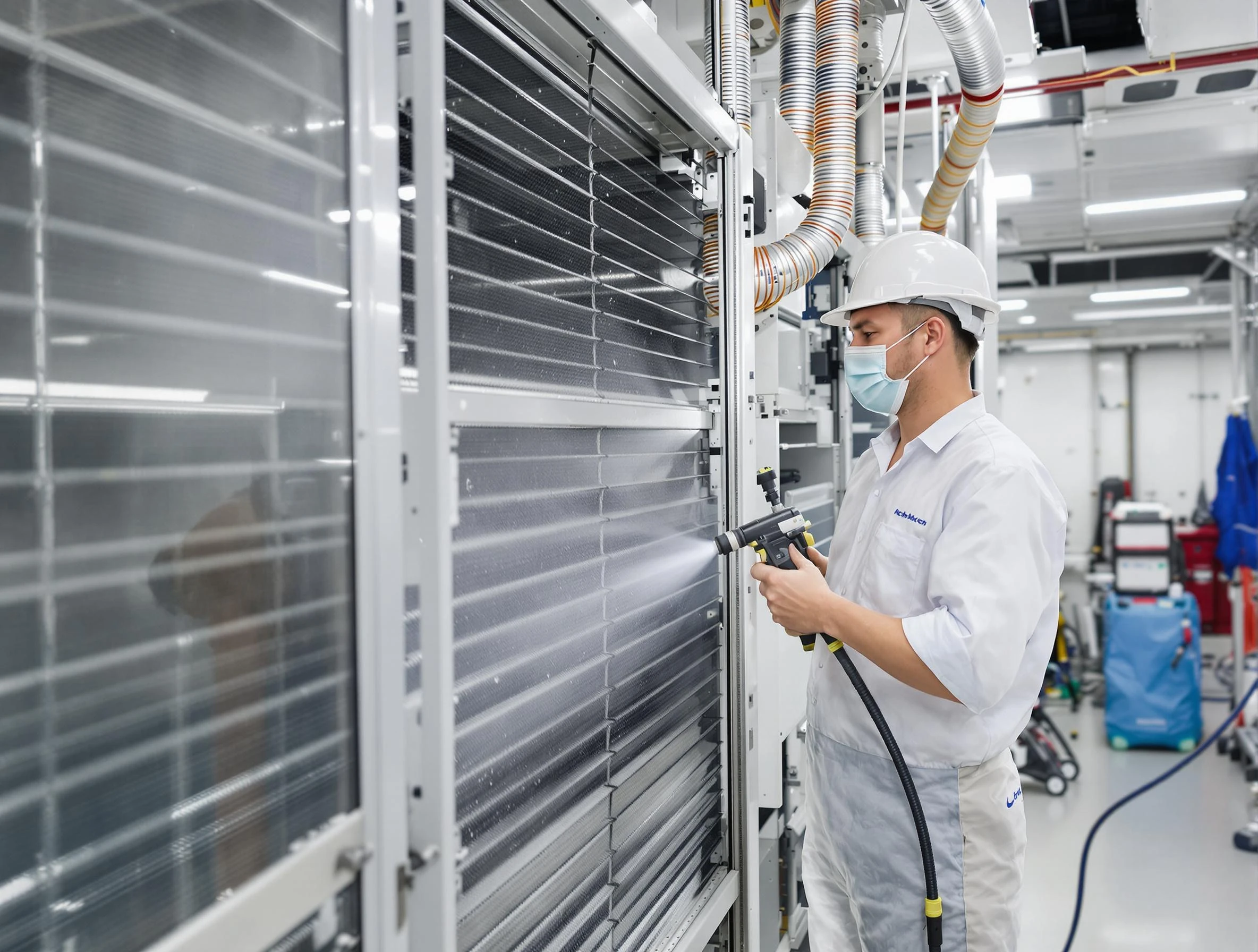 Professional AC coil cleaning by North Andover Air Duct Cleaning in North Andover