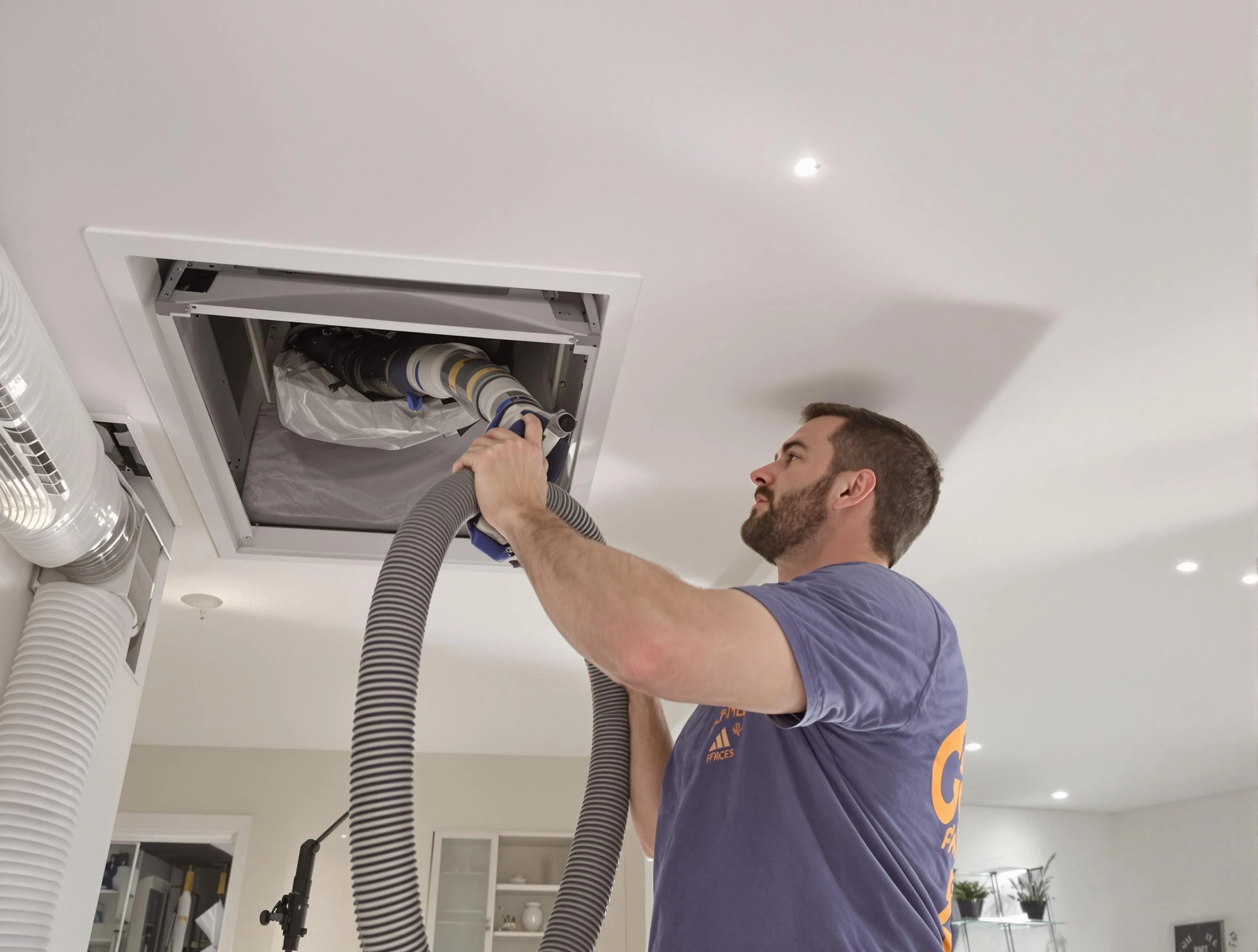 Precision indoor duct cleaning by North Andover Air Duct Cleaning in North Andover